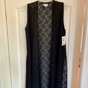 LuLaRoe NWT Black Floral Lace Joy Size M